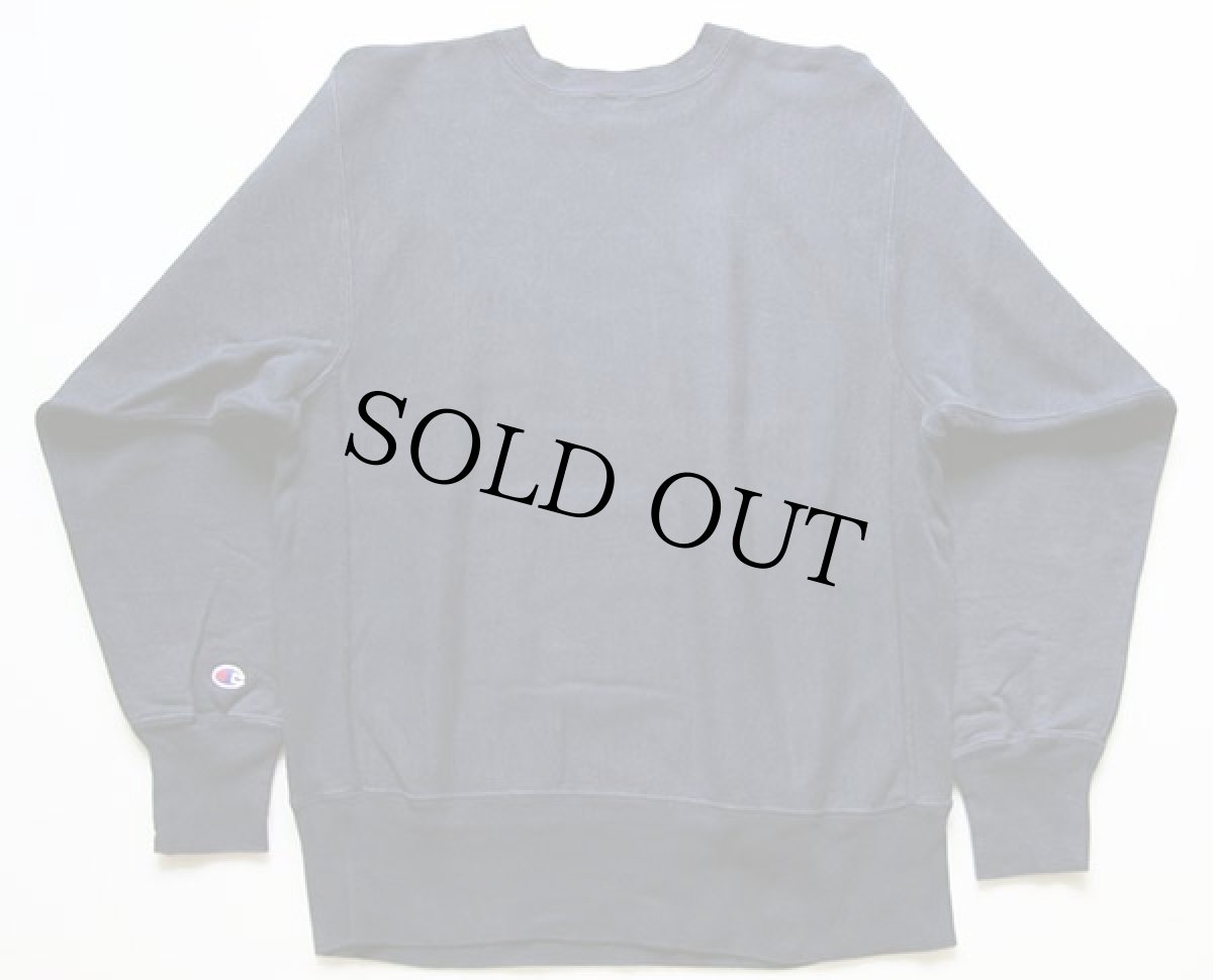 画像2: 90s USA製 Championチャンピオン リバースウィーブ スウェット 紺 L (2)