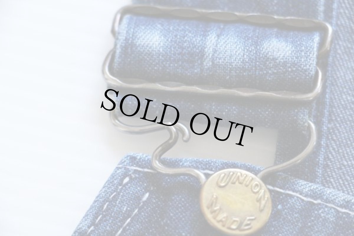 画像8: 50s Salet's インディゴ デニム オーバーオール (8)