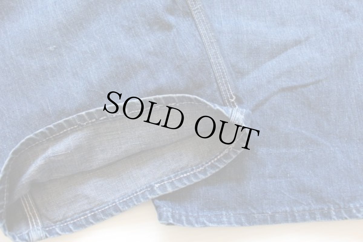 画像6: 50s Salet's インディゴ デニム オーバーオール (6)