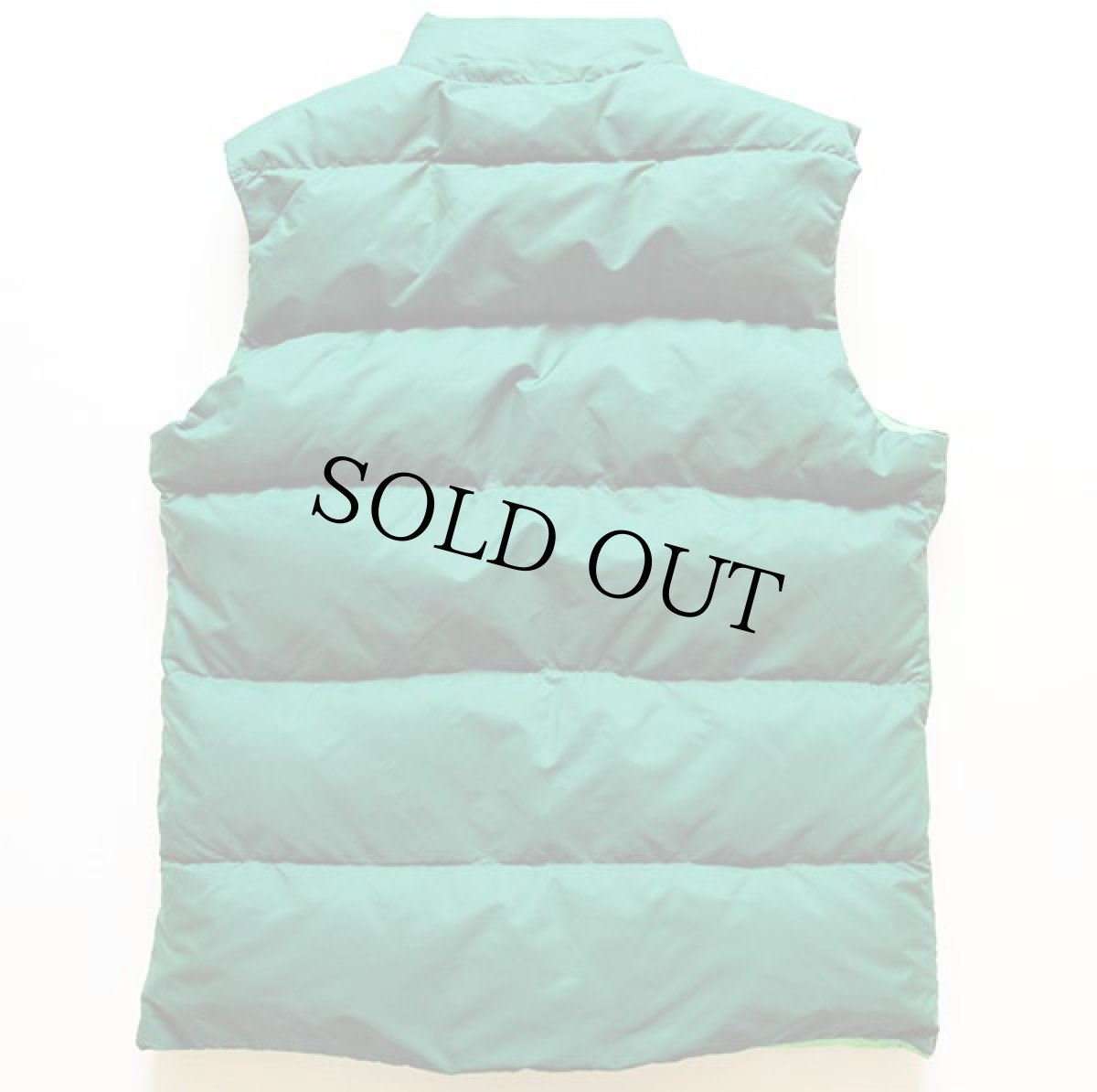 画像2: 80s USA製 GERRY リバーシブル ダウンベスト 緑 M (2)