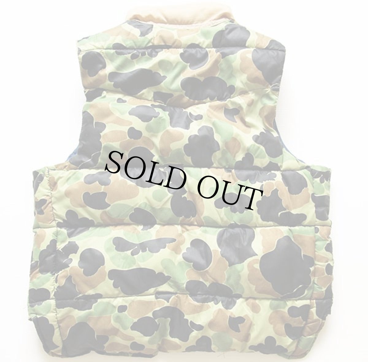 画像2: 80s red headレッドヘッド ダックハンターカモ リバーシブル 中綿ベスト M★ハンティング (2)