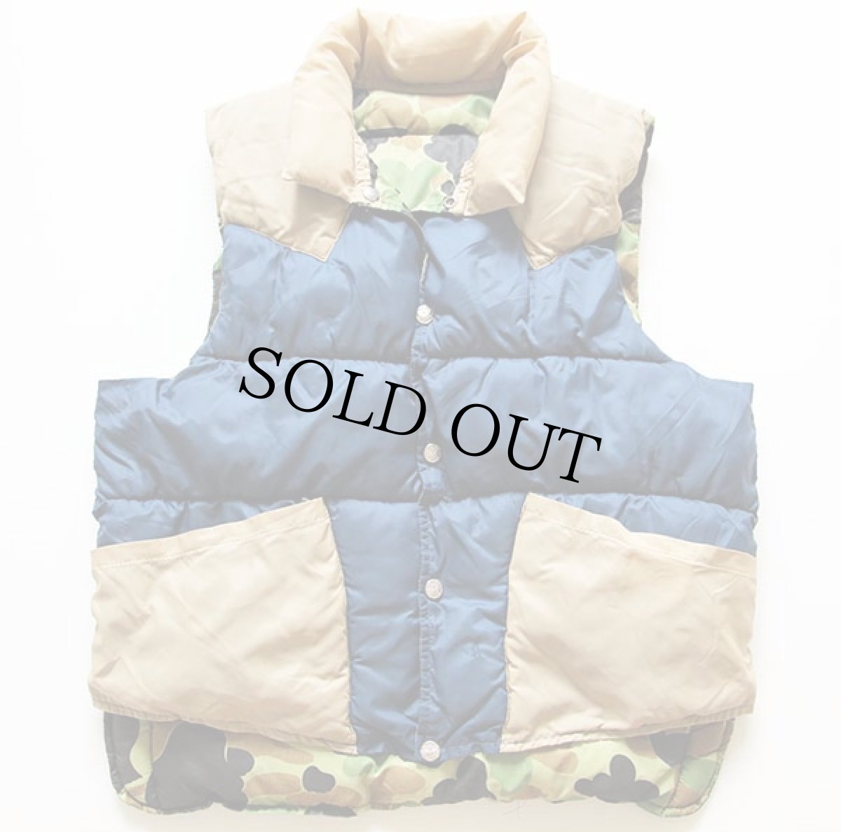 画像3: 80s red headレッドヘッド ダックハンターカモ リバーシブル 中綿ベスト M★ハンティング (3)