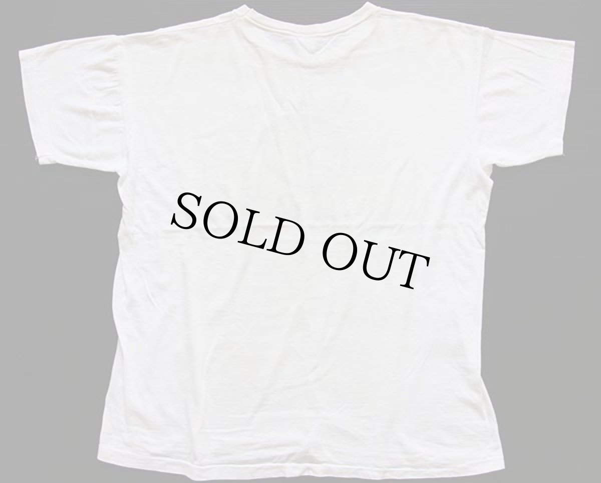 画像2: 50s Championチャンピオン ランタグ DAY CAMP 染み込みプリント コットンTシャツ 白 XL (2)