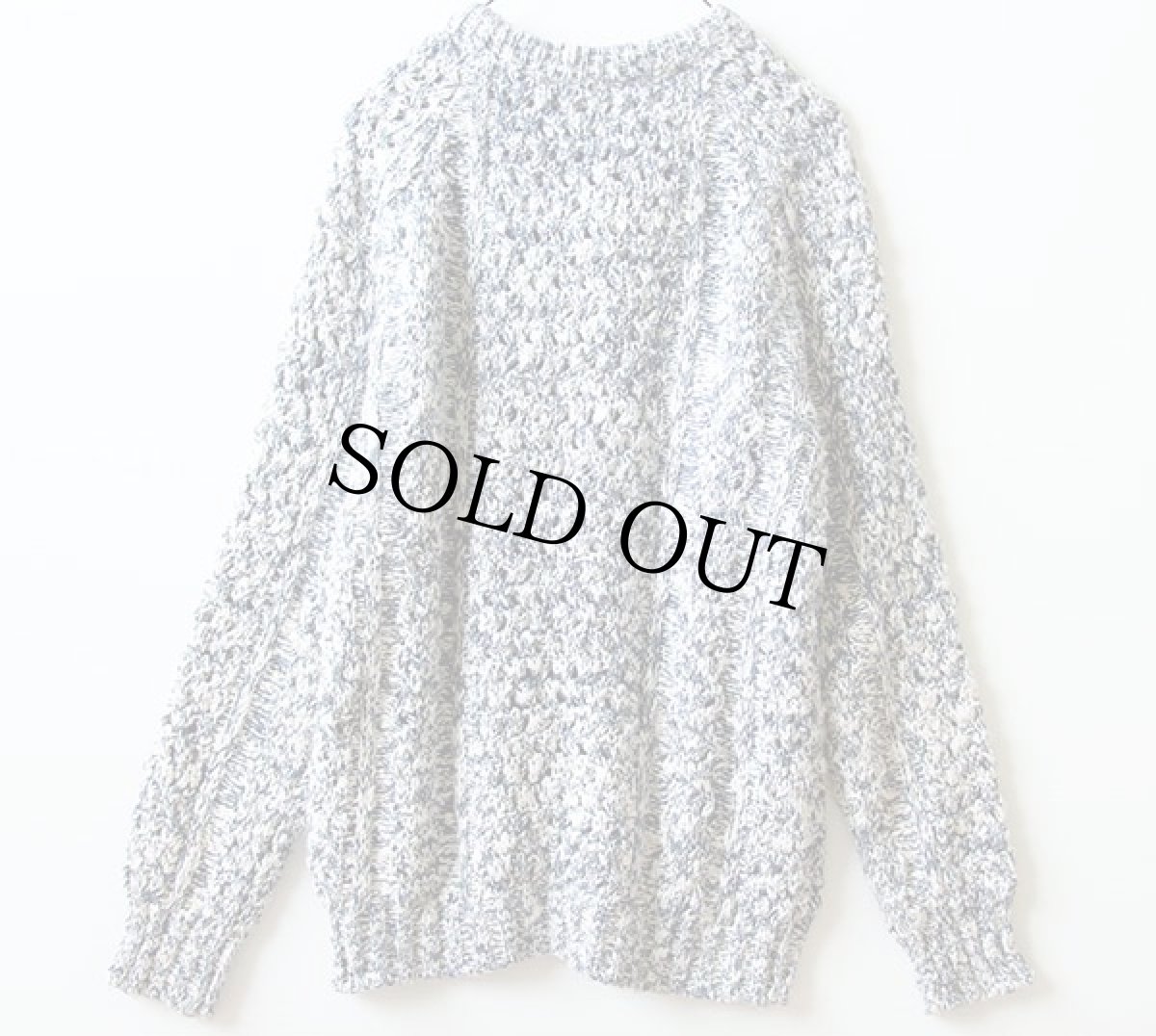 画像2: アイルランド製 Donegal Woollen リネン×コットンニット セーター (2)