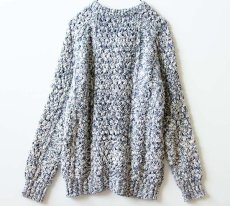 画像2: アイルランド製 Donegal Woollen リネン×コットンニット セーター (2)