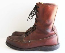 画像2: 60s Russell Moccasinラッセルモカシン モカシンブーツ赤茶9.5 (2)