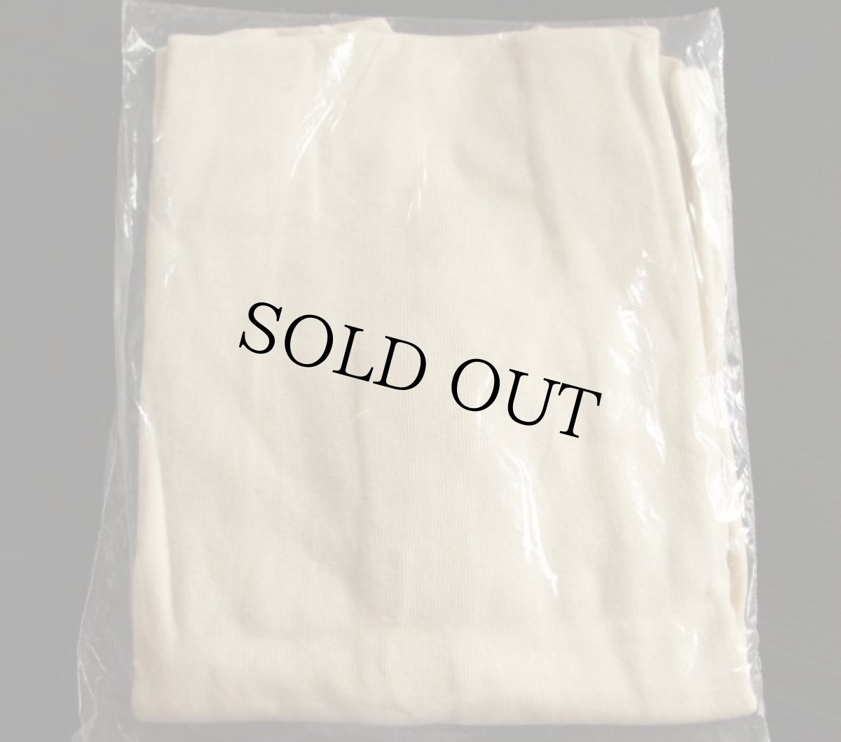 画像2: デッドストック★60s 米軍 ヘンリーネック ウール×コットン アンダーシャツ S (2)