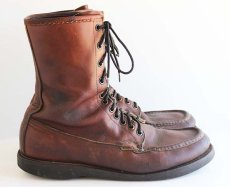 画像3: 60s Russell Moccasinラッセルモカシン モカシンブーツ赤茶9.5 (3)