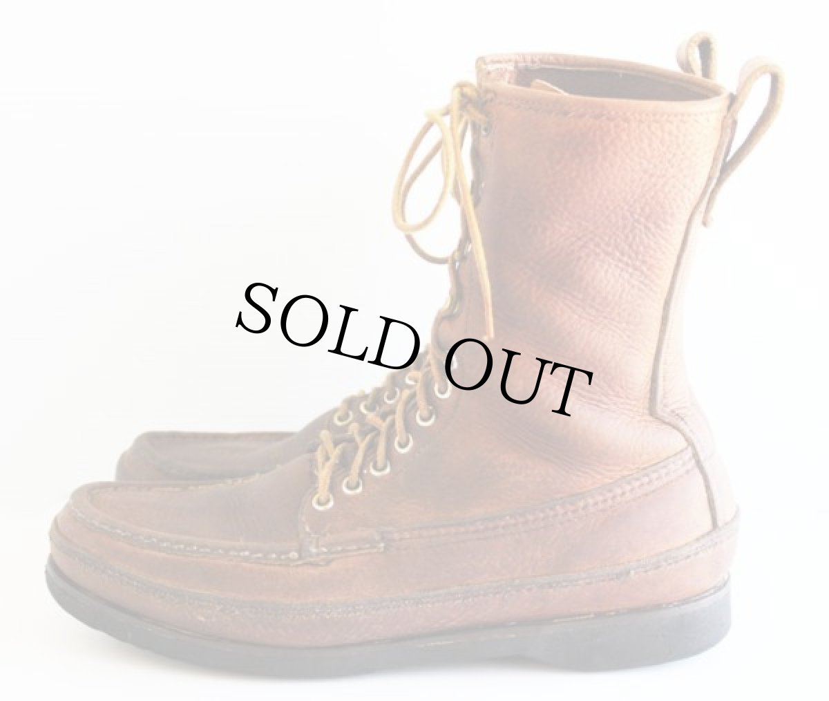 画像2: 60s Russell Moccasinラッセルモカシン モカシンブーツ茶10 (2)