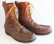 画像1: 60s Russell Moccasinラッセルモカシン モカシンブーツ茶10 (1)