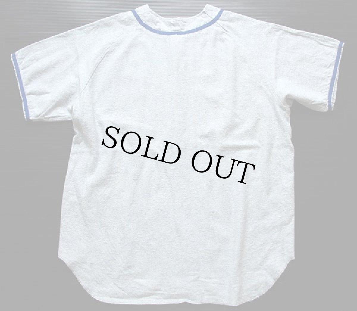 画像2: 80s USA製 empire コットン ベースボールシャツ XL (2)