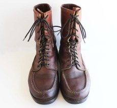 画像4: 60s Russell Moccasinラッセルモカシン モカシンブーツ赤茶9.5 (4)