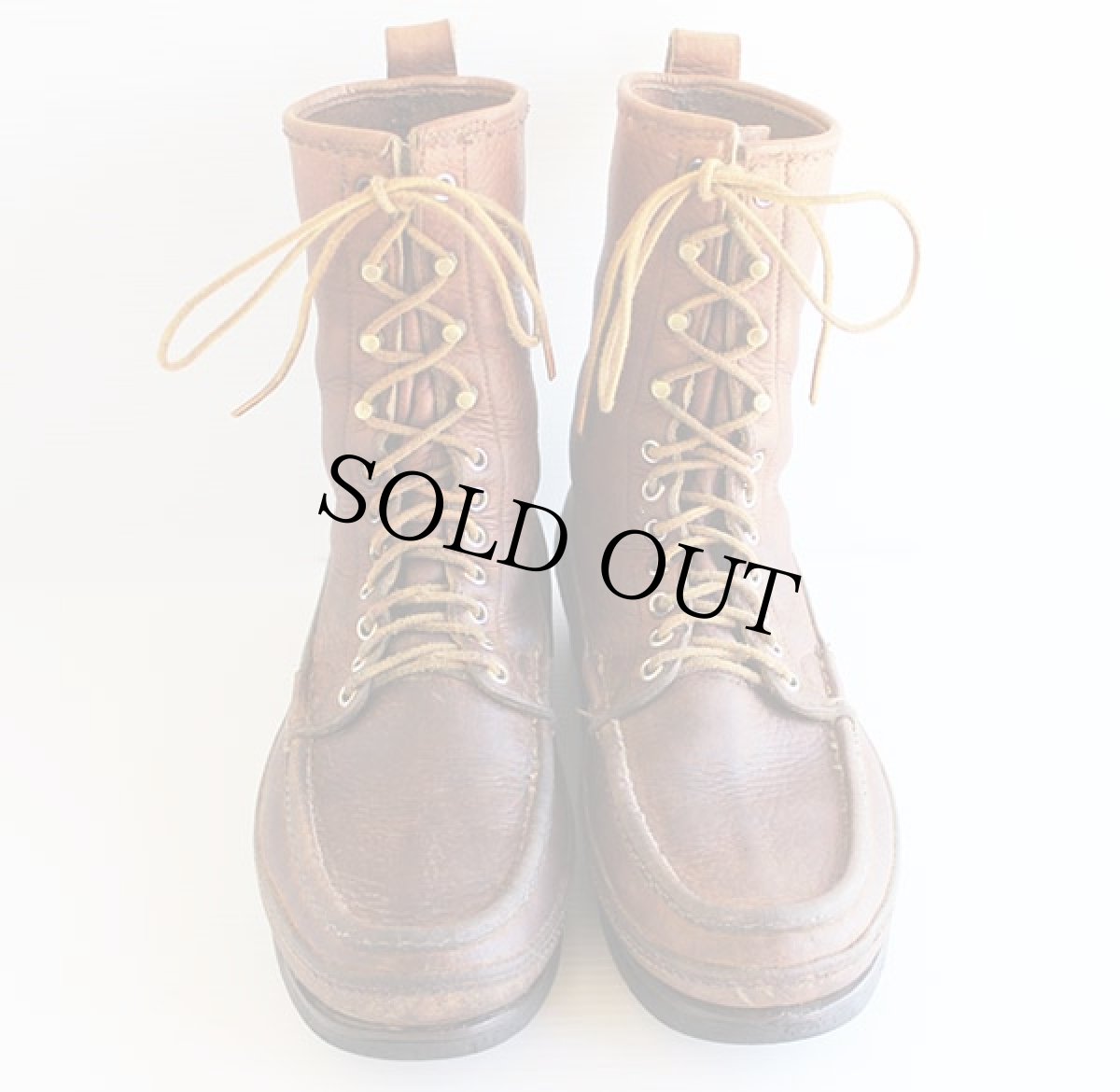 画像4: 60s Russell Moccasinラッセルモカシン モカシンブーツ茶10 (4)