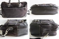 画像2: USA製 DULUTH PACK キャンバス×レザー 2WAY ブリーフケース 黒 (2)