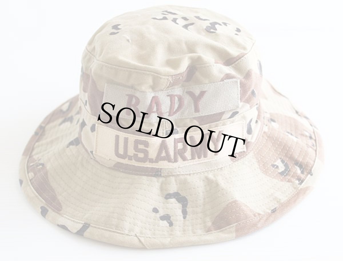 画像3: 90s 米軍 U.S.ARMY チョコチップ デザートカモ ブーニーハット 7 1/2 (3)
