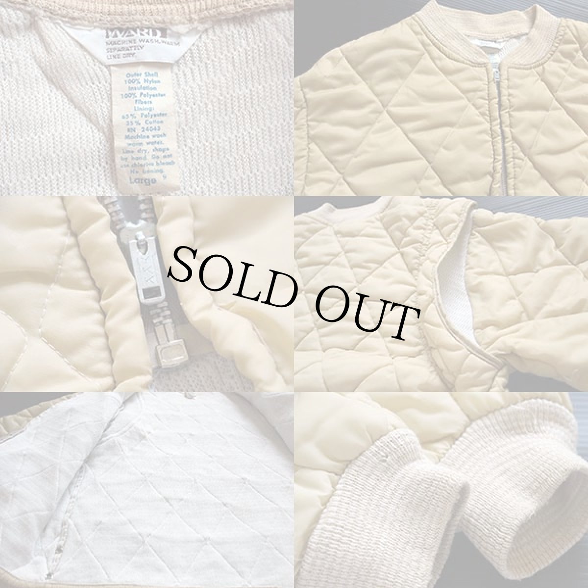 画像3: 70s MONTGOMERY WARD キルティングジャケット L (3)