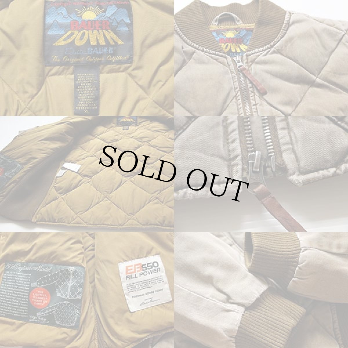 画像3: BAUER DOWNバウアーダウン 1936 Skyliner 復刻 ダウンジャケット★EddieBauerエディーバウアー (3)