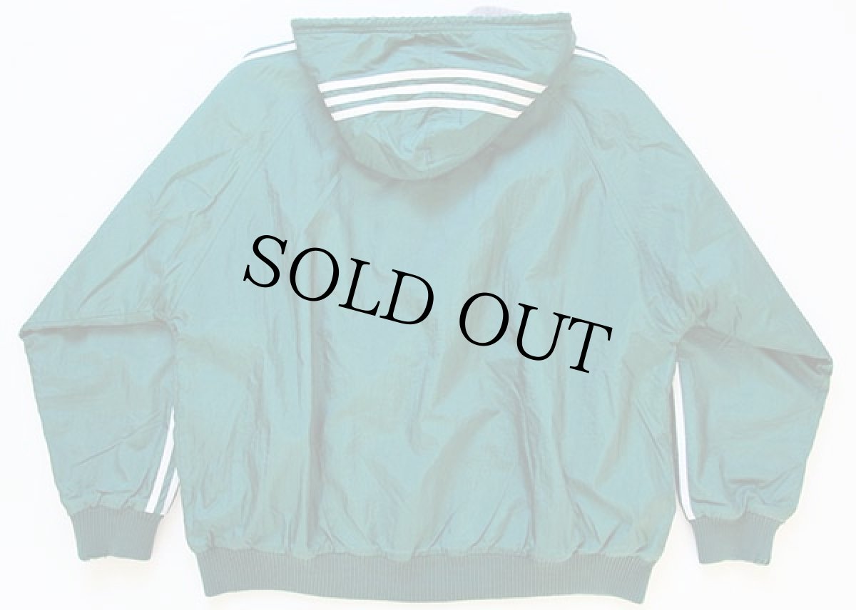 画像2: 90s adidasアディダス トレフォイル ロゴ リバーシブル ナイロンパーカー L (2)