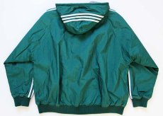 画像2: 90s adidasアディダス トレフォイル ロゴ リバーシブル ナイロンパーカー L (2)