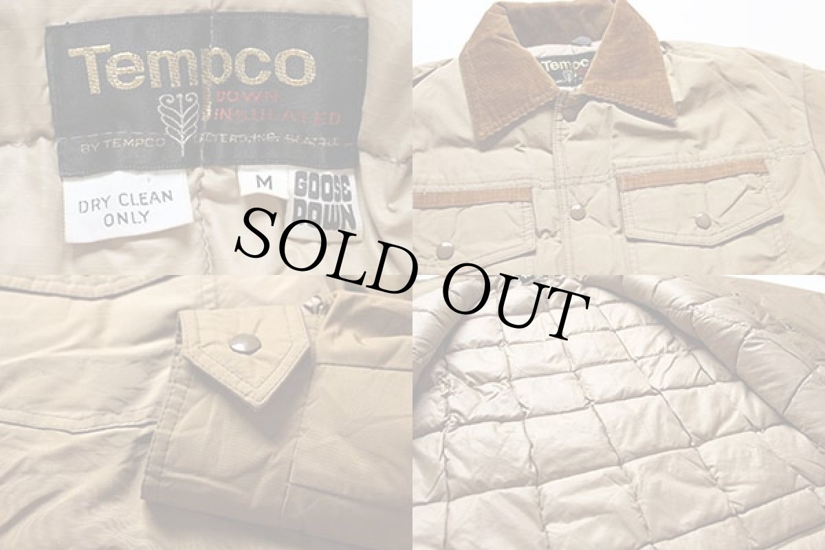 画像3: 70s Tempcoテンプコ ダウン入りジャケット カーキM (3)