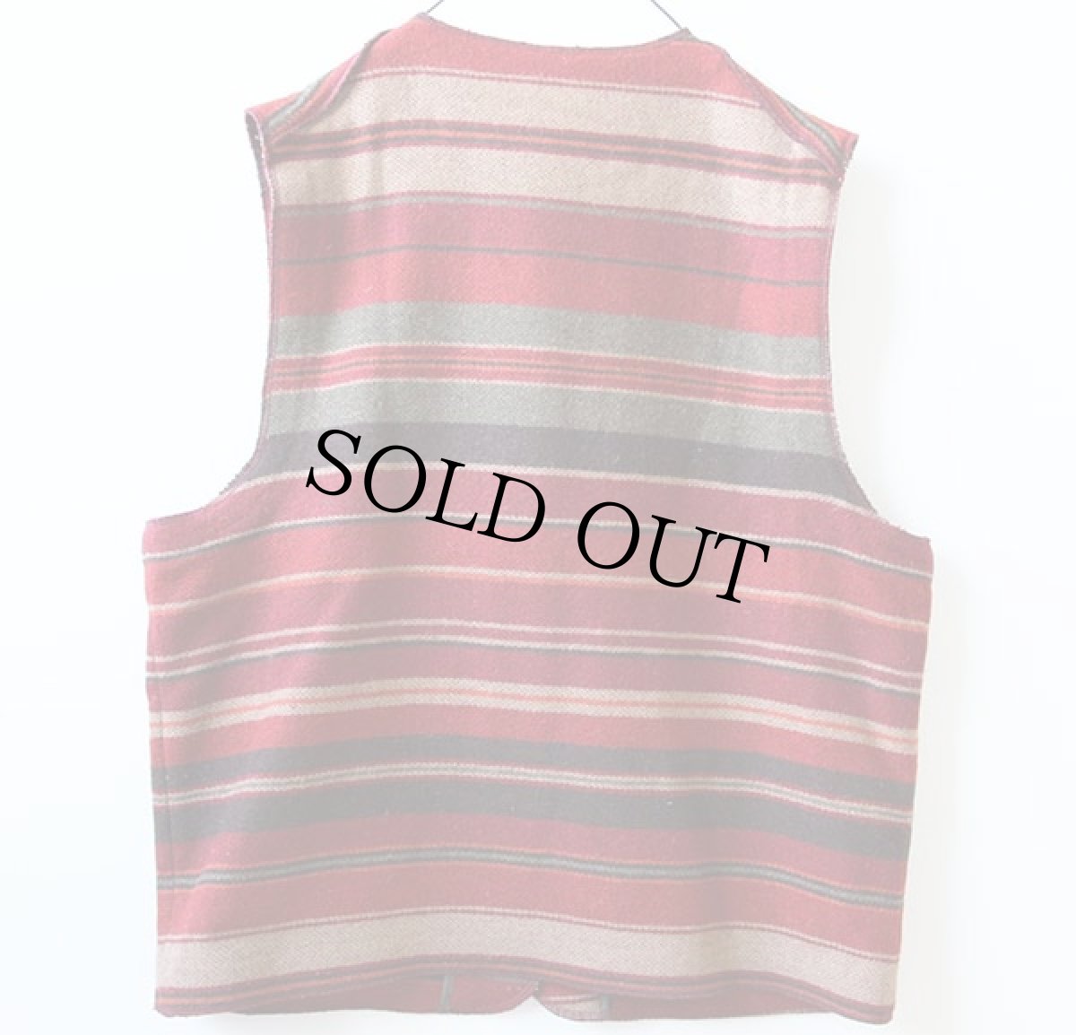 画像2: USA製 EddieBauerエディーバウアー ウール ラグベスト (2)