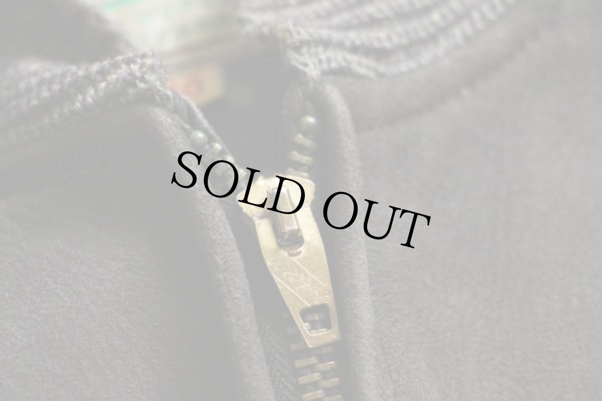 画像5: 50s Lakeland スエード レザージャケット 黒 40 (5)