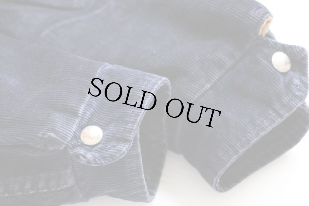 画像6: 70s USA製 Wranglerラングラー ボアライナー コーデュロイジャケット 紺 (6)