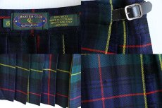画像3: スコットランド製 CHARTER CLUB タータンチェック ウール キルトスカート (3)
