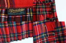 画像3: アイルランド製 Brendella タータンチェック キルトスカート (3)