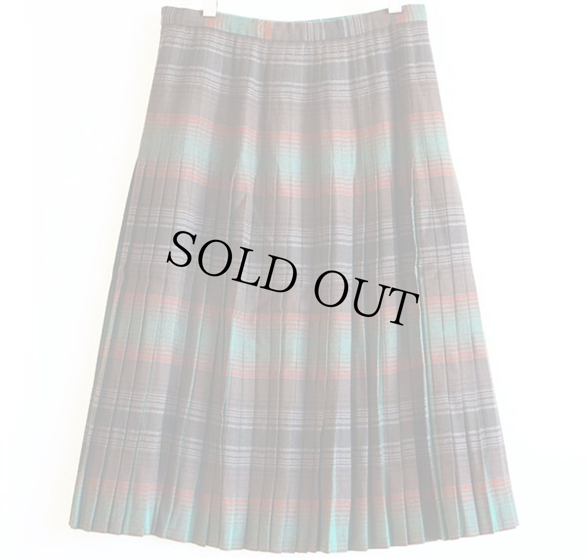 画像2: 60s Highland Queen ウール プリーツスカート 16 (2)