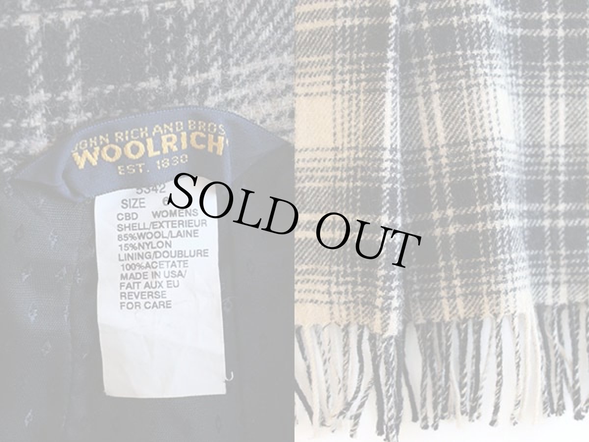 画像3: USA製 Woolrichウールリッチ マキシ丈 チェック ブランケット ウール スカート 6 (3)