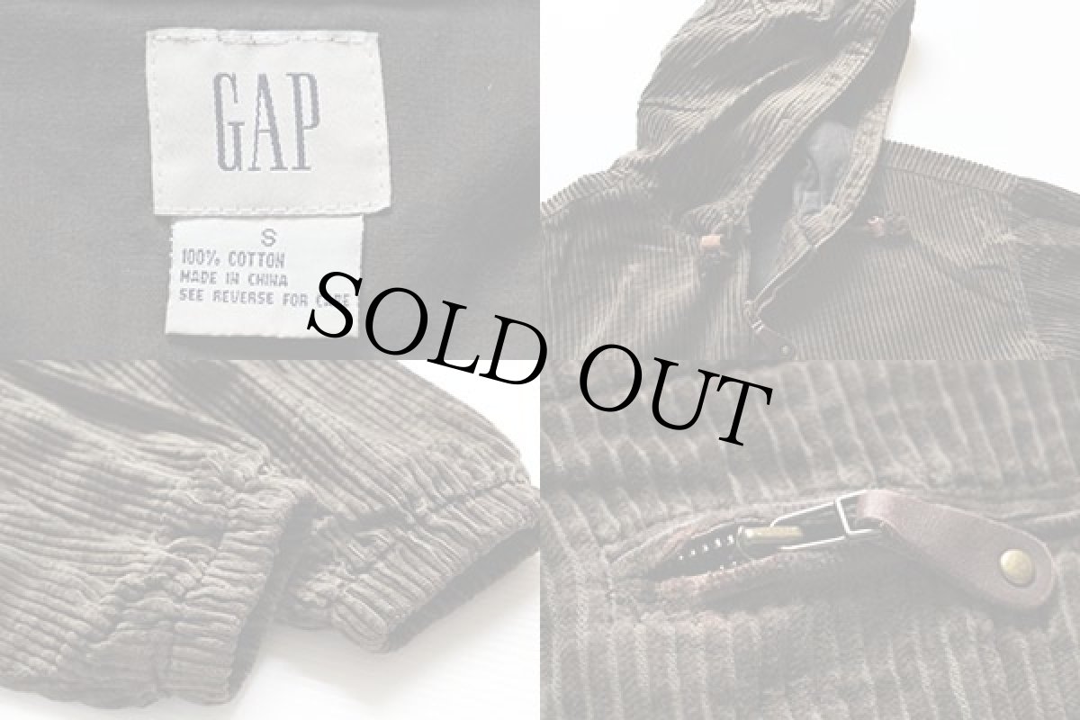 画像3: GAPギャップ 極太畝 コーデュロイ アノラックパーカー (3)