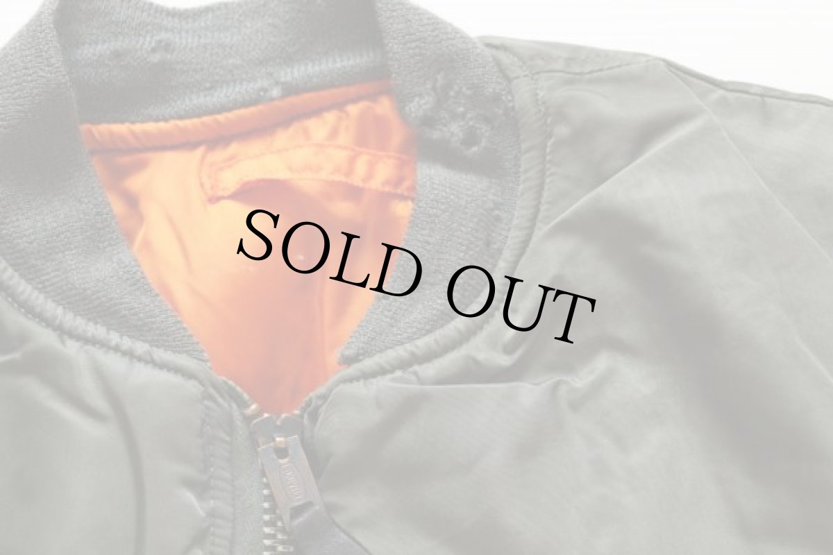 画像4: 70s 米軍 USAF MA-1 8279E フライトジャケット M (4)