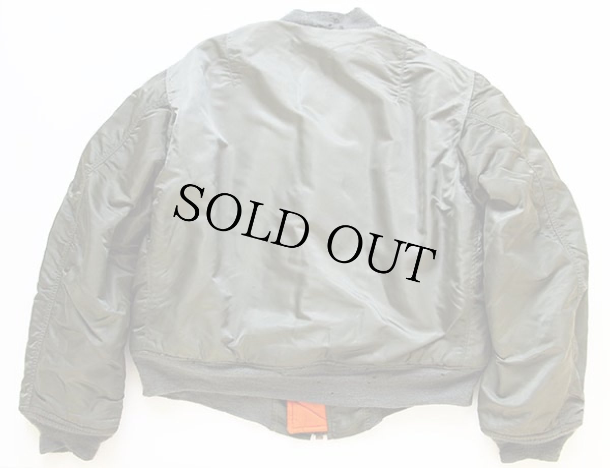 画像2: 70s 米軍 USAF MA-1 8279E フライトジャケット M (2)