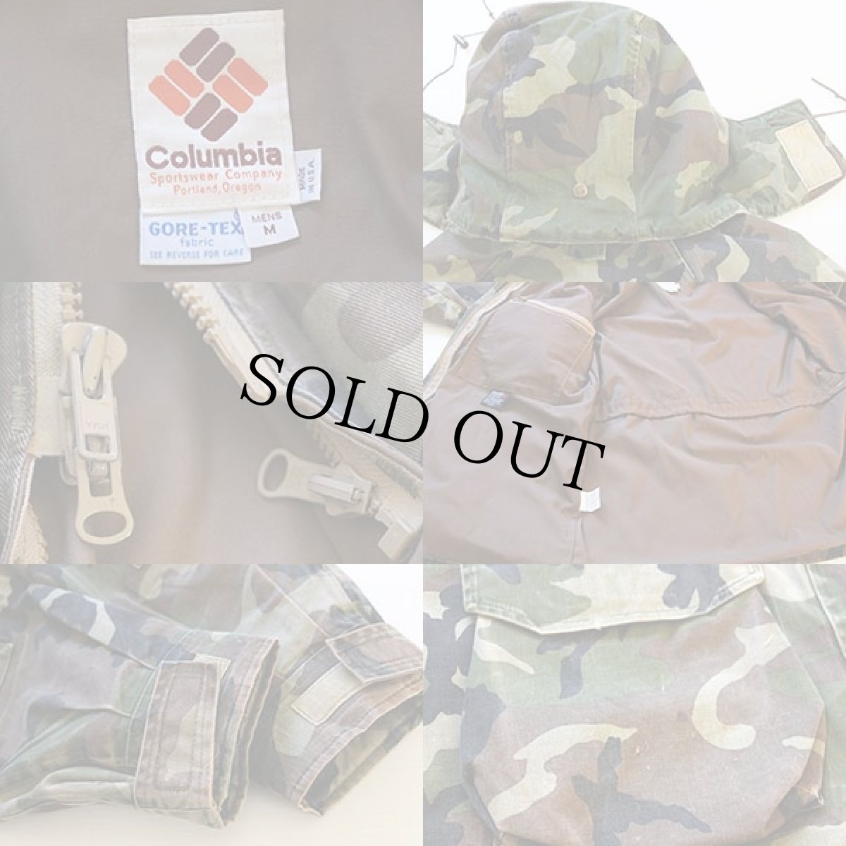 画像3: 80s USA製 Columbiaコロンビア 迷彩 GORE-TEXゴアテックス マウンテンパーカー M (3)