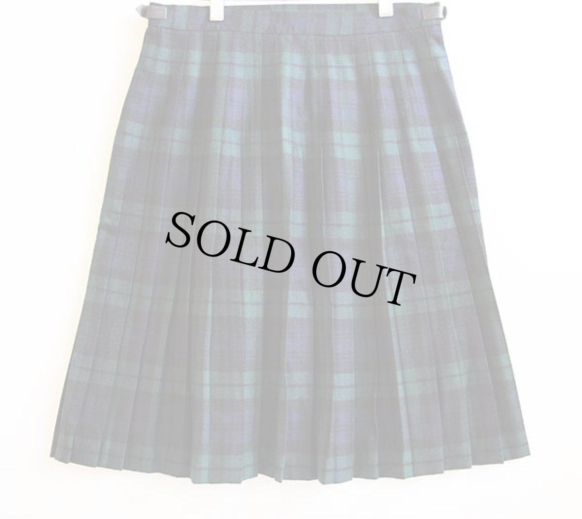 画像2: アイルランド製 BLARNEY ブラックウォッチ タータンチェック キルトスカート 14 (2)