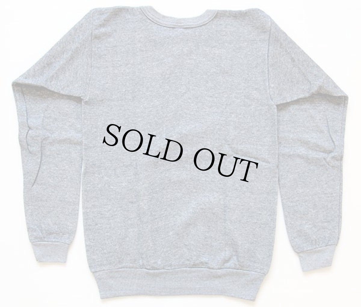 画像3: デッドストック★80s USA製 アーガイル柄 染み込みプリント スウェット 杢グレー S (3)