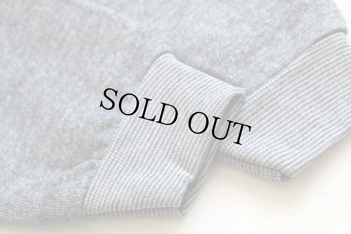 画像6: デッドストック★80s USA製 アーガイル柄 染み込みプリント スウェット 杢グレー S (6)