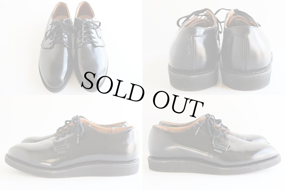 画像2: USA製 REDWINGレッドウイング 101 ポストマン レザーシューズ 黒 7.5D (2)