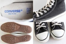 画像3: 90s USA製 CONVARSEコンバース ALLSTARオールスター HI 黒 7 (3)