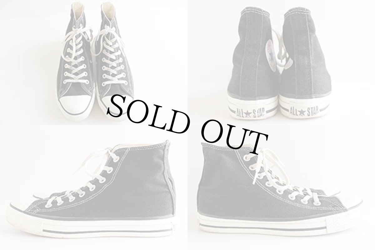 画像2: 90s USA製 CONVARSEコンバース ALLSTARオールスター HI 黒 7 (2)