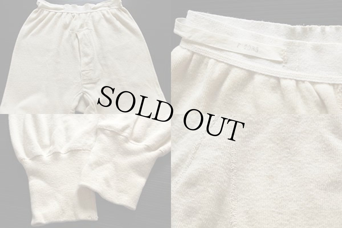 画像3: 50s 米軍 ウール ドロワーズ インナーパンツ (3)