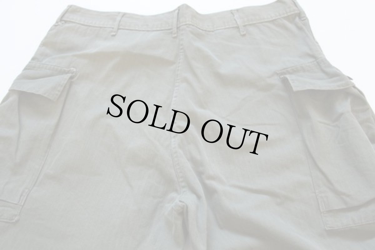 画像7: 40s 米軍 U.S.ARMY M-43 HBT ヘリンボーンツイル カーゴパンツ w42 L33 (7)