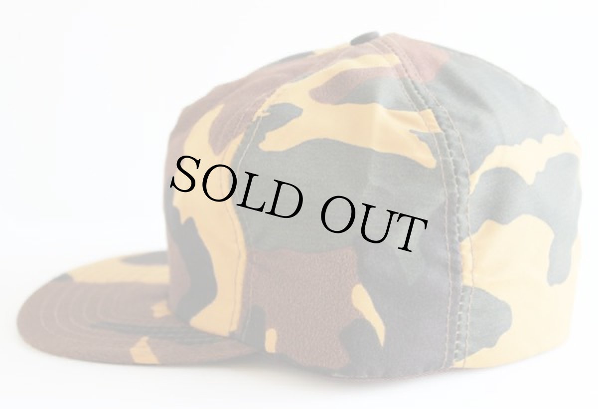 画像2: デッドストック★90s USA製 迷彩 耳当て付き ナイロン キャップ XL (2)