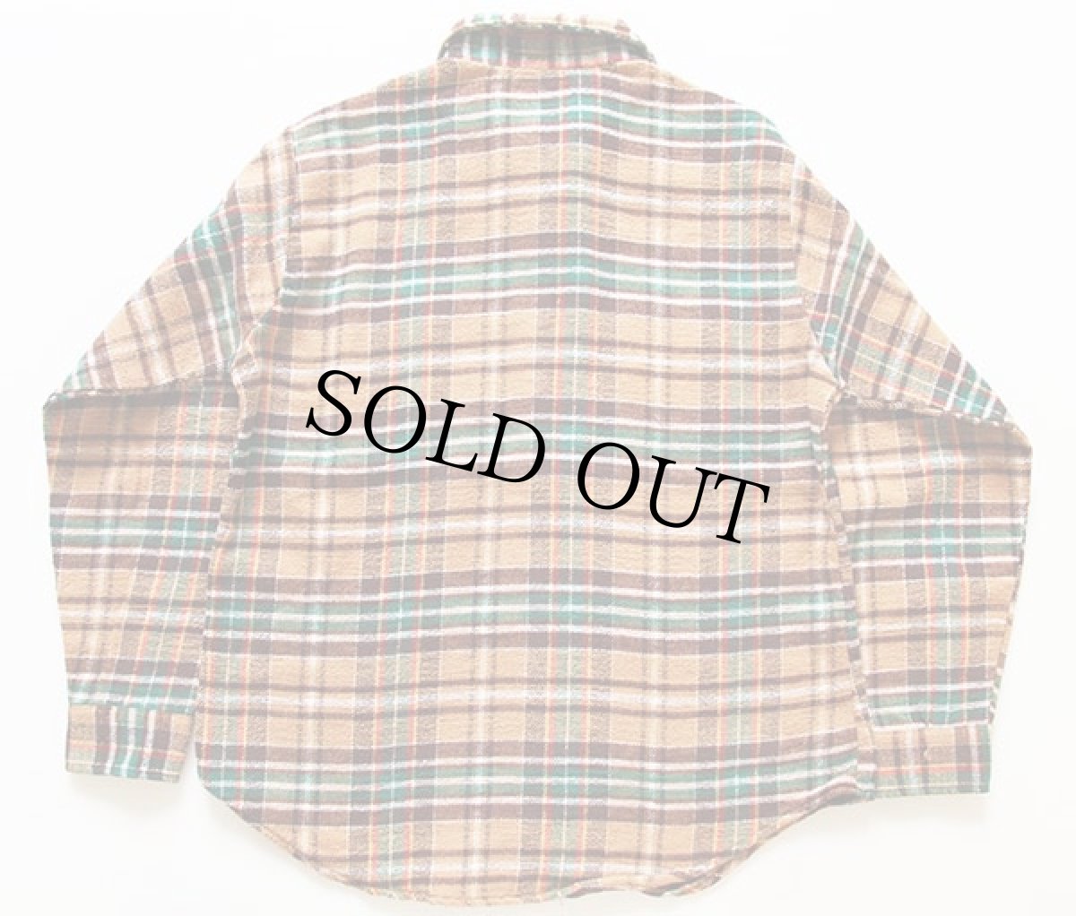 画像2: 70s JCPenney BIGMACビッグマック チェック フランネルシャツ L (2)