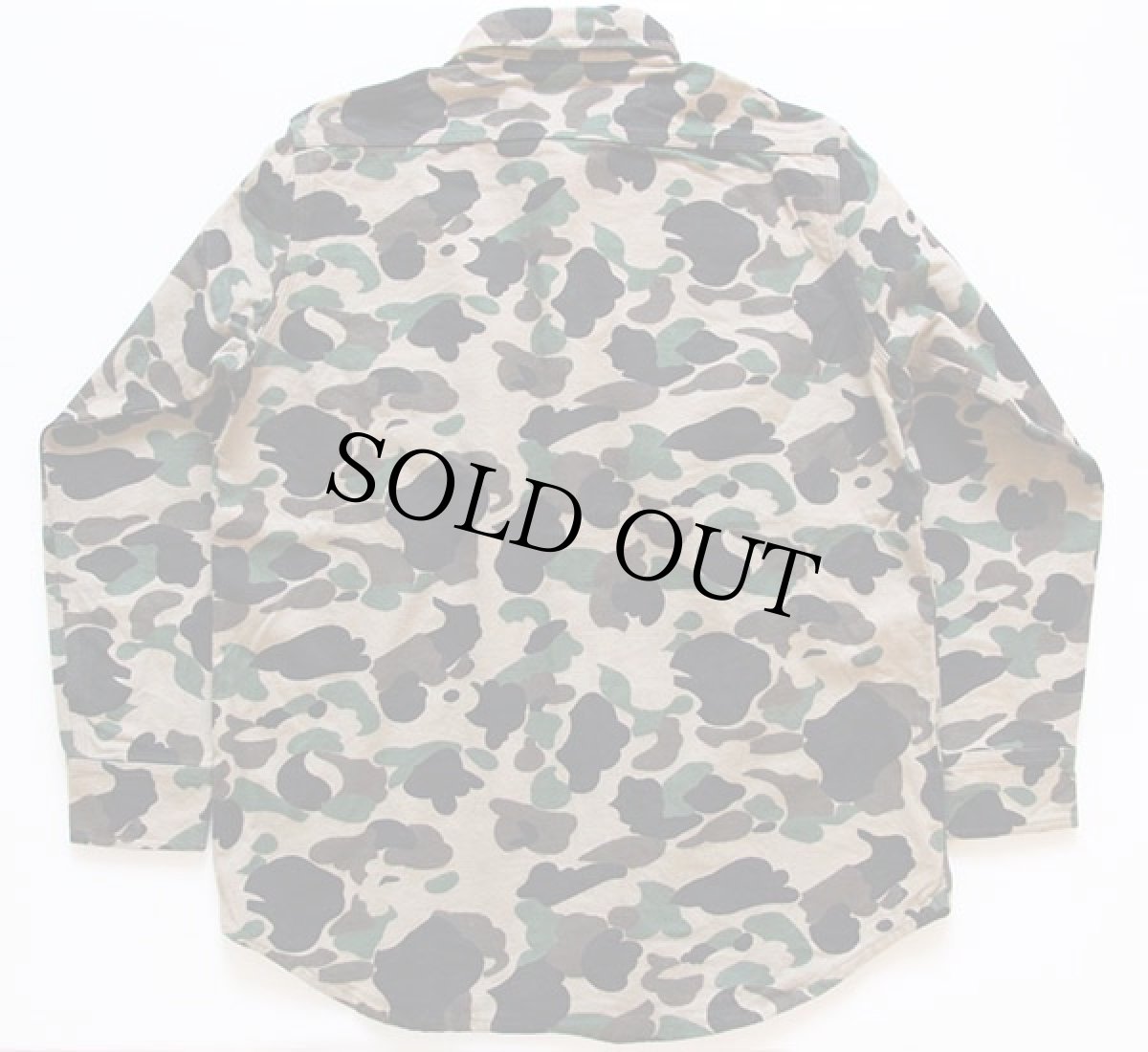 画像2: 80s USA製 carharttカーハート ダックハンターカモ シャモアクロスシャツ (2)