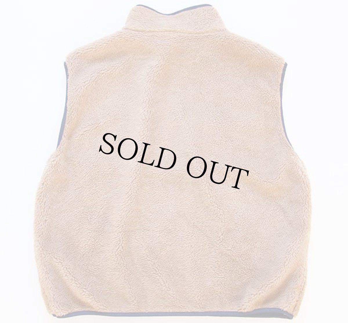 画像2: 80s USA製 Early Winters パイル フリースベスト 薄茶 XL (2)