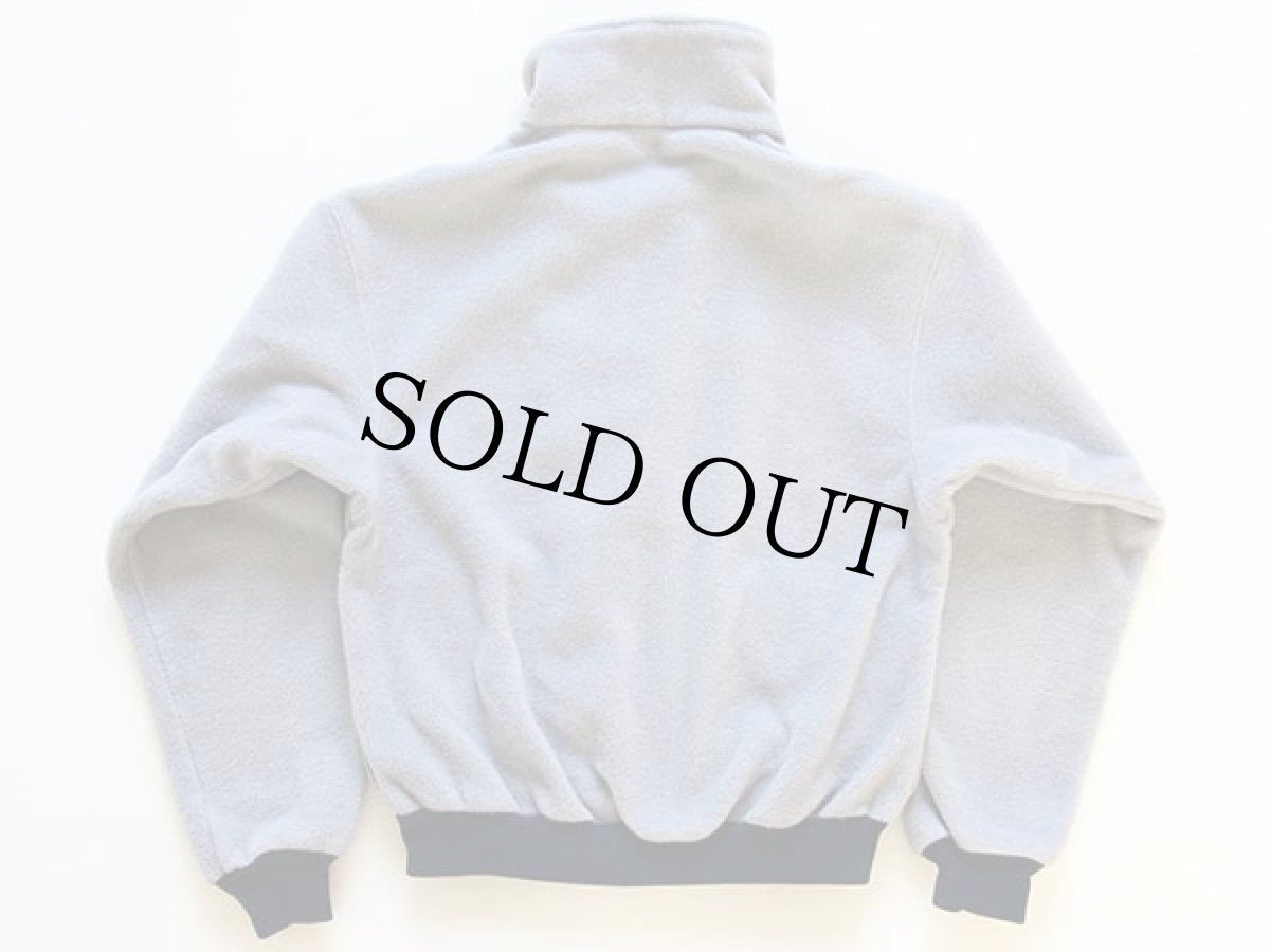 画像2: 80s USA製patagoniaパタゴニア フルジップ フリースジャケット グレー 9/10 (2)