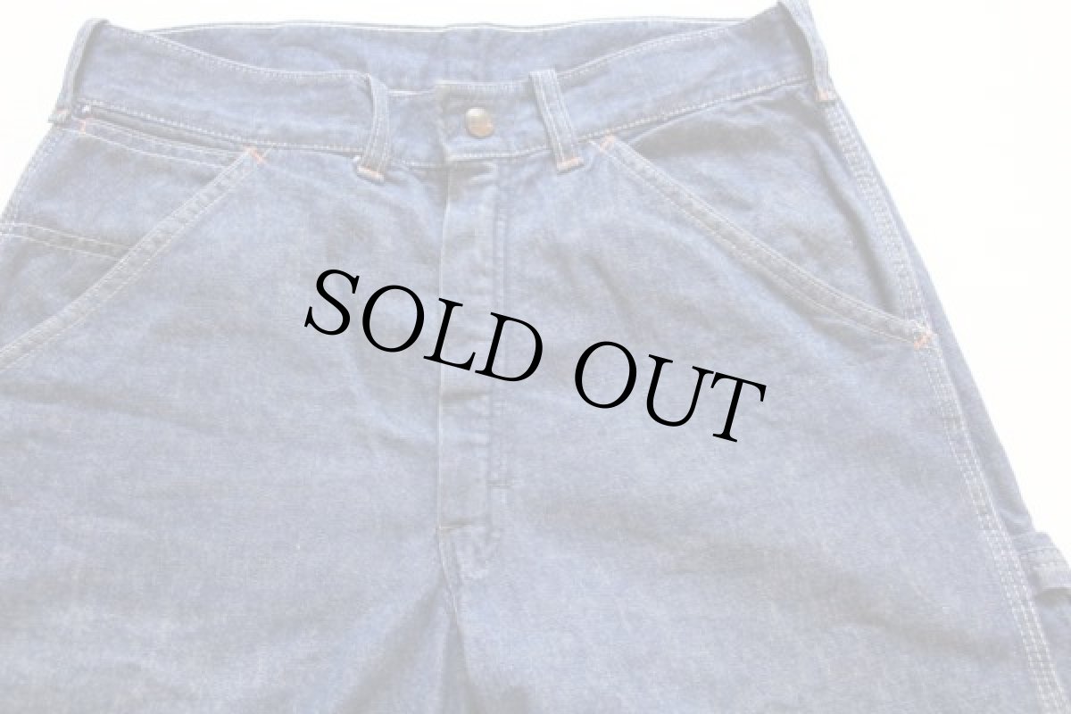 画像2: 70s Sears デニムペインターパンツ w30 (2)