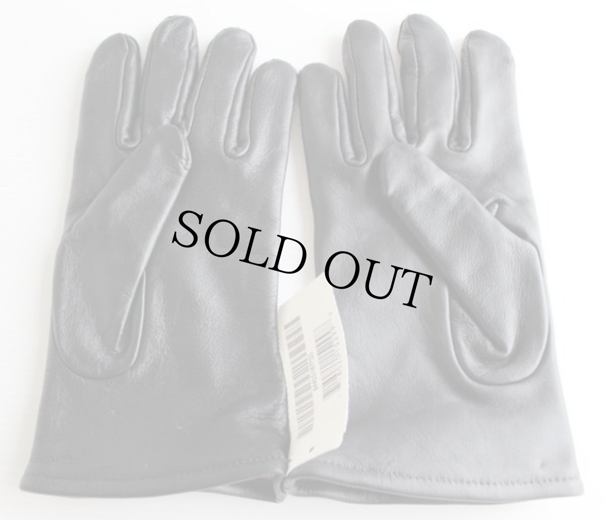 画像2: デッドストック★00s 米軍 レザーグローブ 黒 8★手袋 (2)